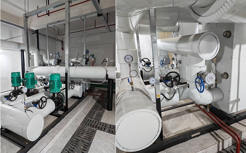 Plate heat exchanger unit