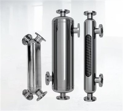 Cyfnewidydd Gwres Clwyfau Tiwb Troellog